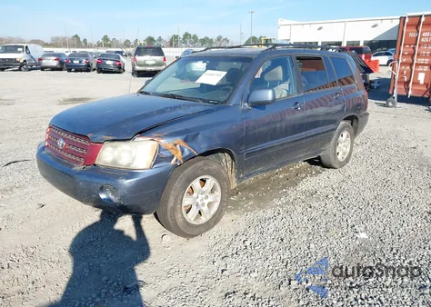 2003 Toyota Highlander V6 из США, поврежденный, VIN JTEGF21A930119908